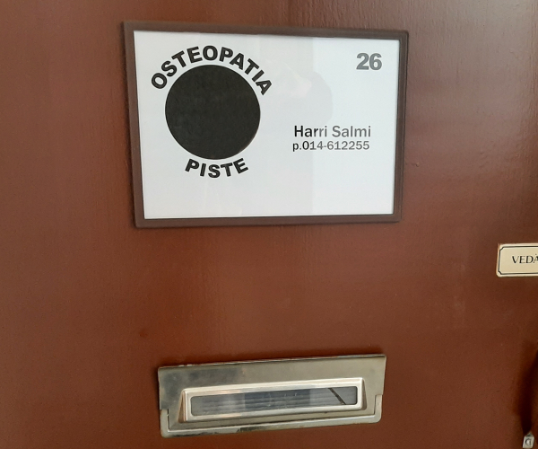 Osteopatiapiste ovi